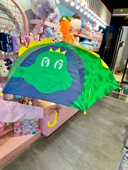 چتر برجسته دایناسور سبز