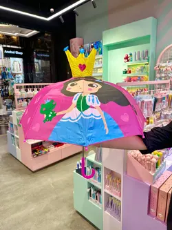 چتر برجسته پرنسس صورتی