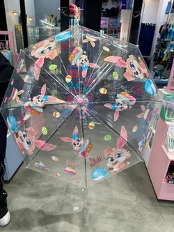 چتر رابیت صورتی