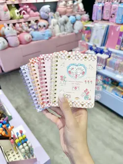 دفترچه سیم رنگی بوک مارک دار خرگوشی