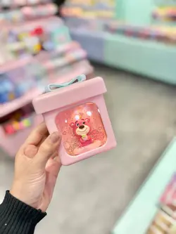 جعبه جادویی موزیکال چراغدار صورتی