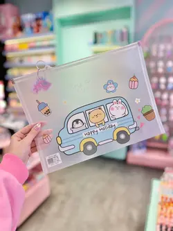 پوشه A4 حیوانات خوشحال کیوت