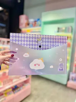 پوشه A4 طرح ابر کیوت