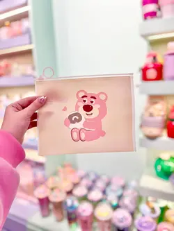 پوشه A5 خرس صورتی کیوت