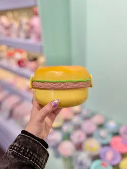 ظرف غذای همبرگر گرد کیوت