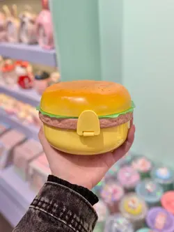 ظرف غذای همبرگر گرد کیوت