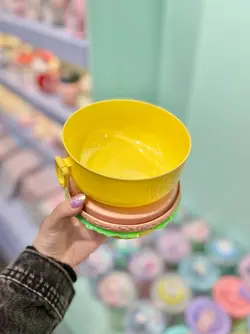 ظرف غذای همبرگر گرد کیوت