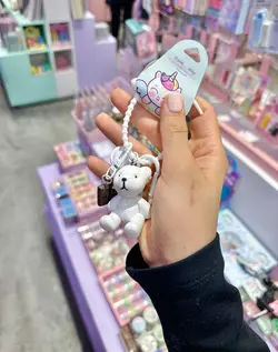 آویز موبایل تدی نشسته کیوت