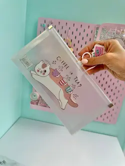 پوشه A5 شفاف کافی