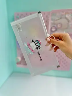 پوشه A5 شفاف پنگوئن کیوت