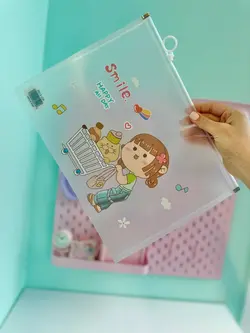 پوشه شفاف کیوت گرل