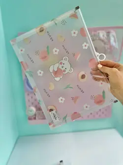 پوشه شفاف تدی و هلو