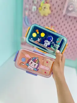 ظرف غذای یونیکورن و فضانورد کیوت