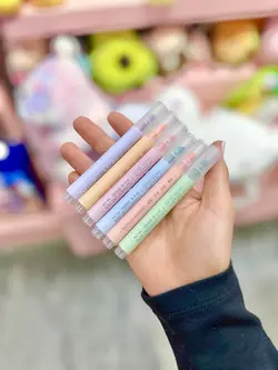 هایلایتر 6 رنگ ساده پاستلی