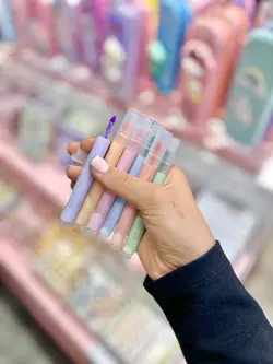 هایلایتر 6 رنگ ساده پاستلی
