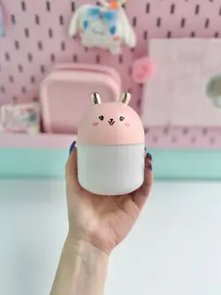 دستگاه بخور خرگوش کیوت صورتی