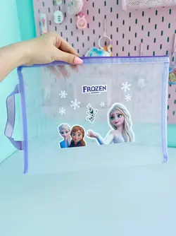 پوشه A4 توری کارتونی رنگارنگ