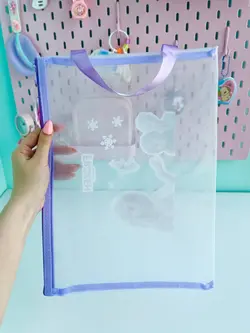 پوشه A4 توری کارتونی رنگارنگ