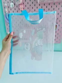 پوشه A4 توری کارتونی رنگارنگ