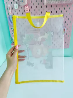 پوشه A4 توری کارتونی رنگارنگ