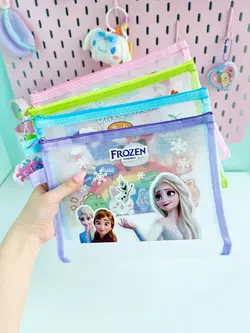 پوشه توری کارتونی رنگی