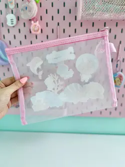 پوشه توری کارتونی رنگی