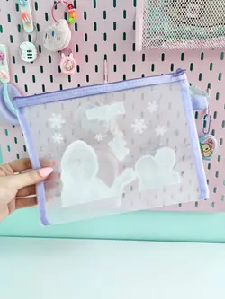 پوشه توری کارتونی رنگی