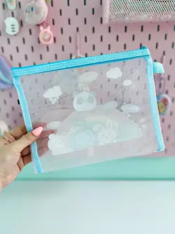 پوشه توری کارتونی رنگی