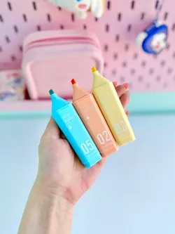 هایلایتر ۶ عددی پاستلی ساده