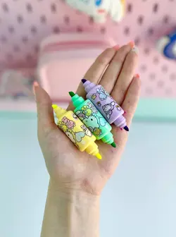 هایلایتر دو سر شکلاتی کیتی