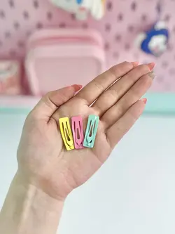 گیره مو براق رنگی رنگی