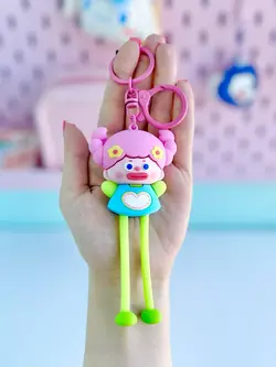 جاکلیدی سیلیکونی دختر مو صورتی