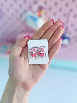 گوشواره عروسکی سانریو پاستلی