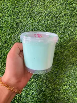 اسلایم ۱۵۰ گرمی گرد سبزابی