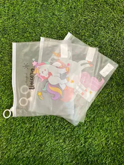 پوشه زیپ کیف a5 شفاف