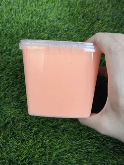 اسلایم ۵۵۰ گرمی پفکی نارنجی