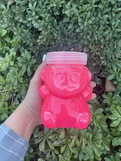 واتر اسلایم خرسی صورتی بلک لایت