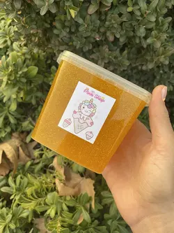اسلایم ۵۵۰ گرمی طلایی اکلیلی