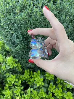 جاکلیدی یونیکرن کریستالی شاخ زرشکی