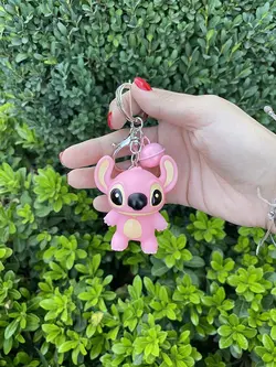 جاکلیدی استیچ صورتی