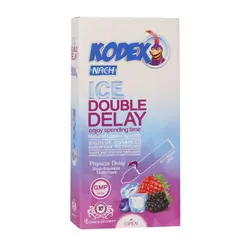 کاندوم خاردار ناچ کدکس مدل آیس دابل دیلی Ice Double Delay بسته 10 عددی