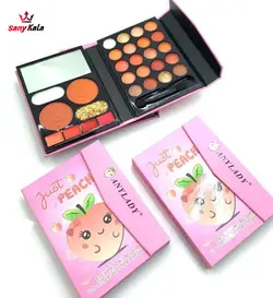 پالت سایه کیفی چندکاره برند ANYLADY طرح PEACH