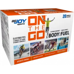 پودر انرژی زا ON THE GO BODY FUEL طعم پرتقال - بسته 20 عددی