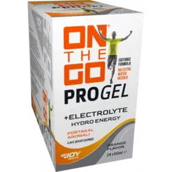 پرو ژل انرژی زا و معدنی PROGEL ON THE GO طعم پرتقال - بسته 24 عددی