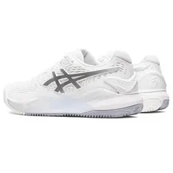 کفش تنیس سفید زنانه اسیکس مدل Asics Gel-Resolution 9  | تنیس ۲۴