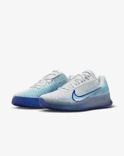 کفش تنیس مردانه نایک Nike Court Air Zoom Vapor 11- سفید/آبی | تنیس ۲۴