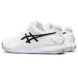 کفش تنیس مردانه اسیکس Asics Gel-Resolution 9 Clay- سفید  | تنیس ۲۴
