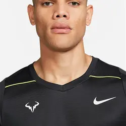 تی شرت تنیس مردانه نایک Nike Dri-FIT RAFA Challenger- مشکی | تنیس ۲۴