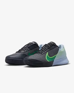 کفش تنیس مردانه نایک Nikecourt Air Zoom Vapor Pro2 Clay- مشکی/سبز | تنیس ۲۴