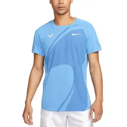 تی شرت تنیس مردانه نایک Nike Dri-FIT ADV Rafa- آبی | تنیس ۲۴